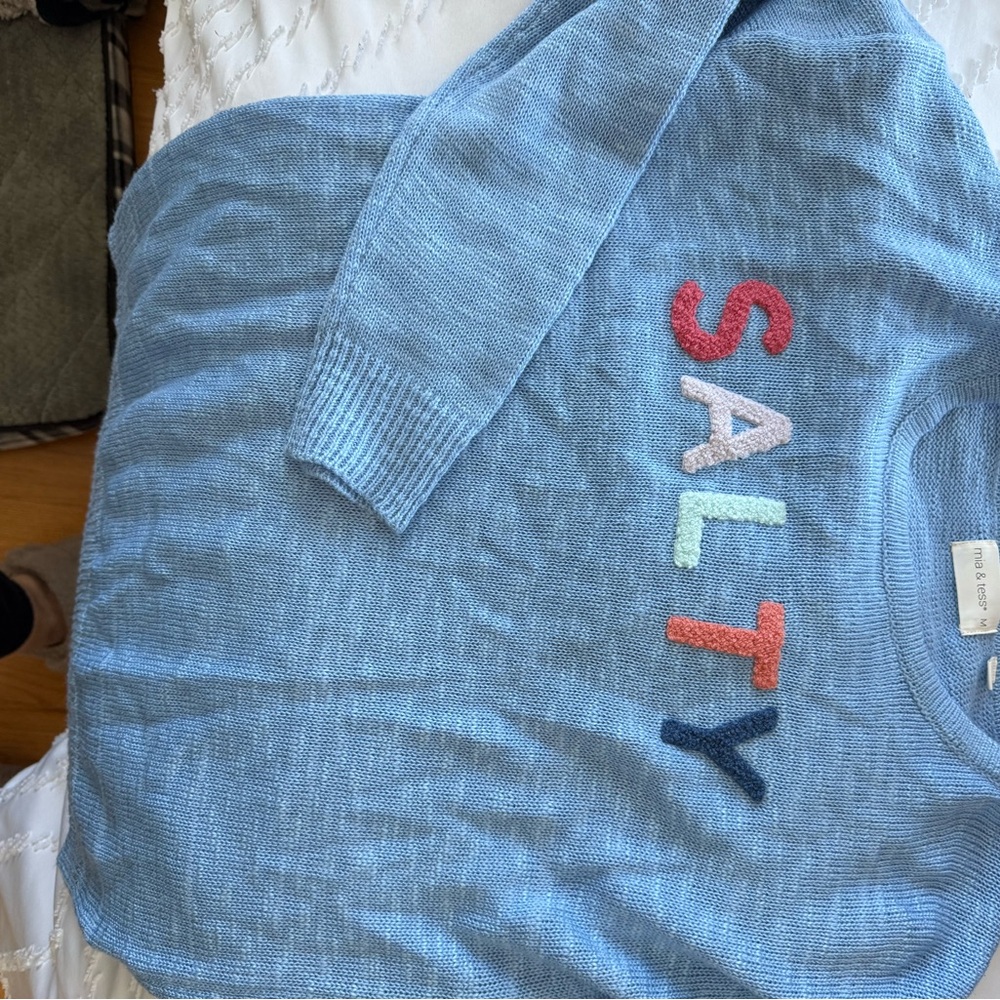 Blue 'Salty' Sweater - Picture 3 of 3